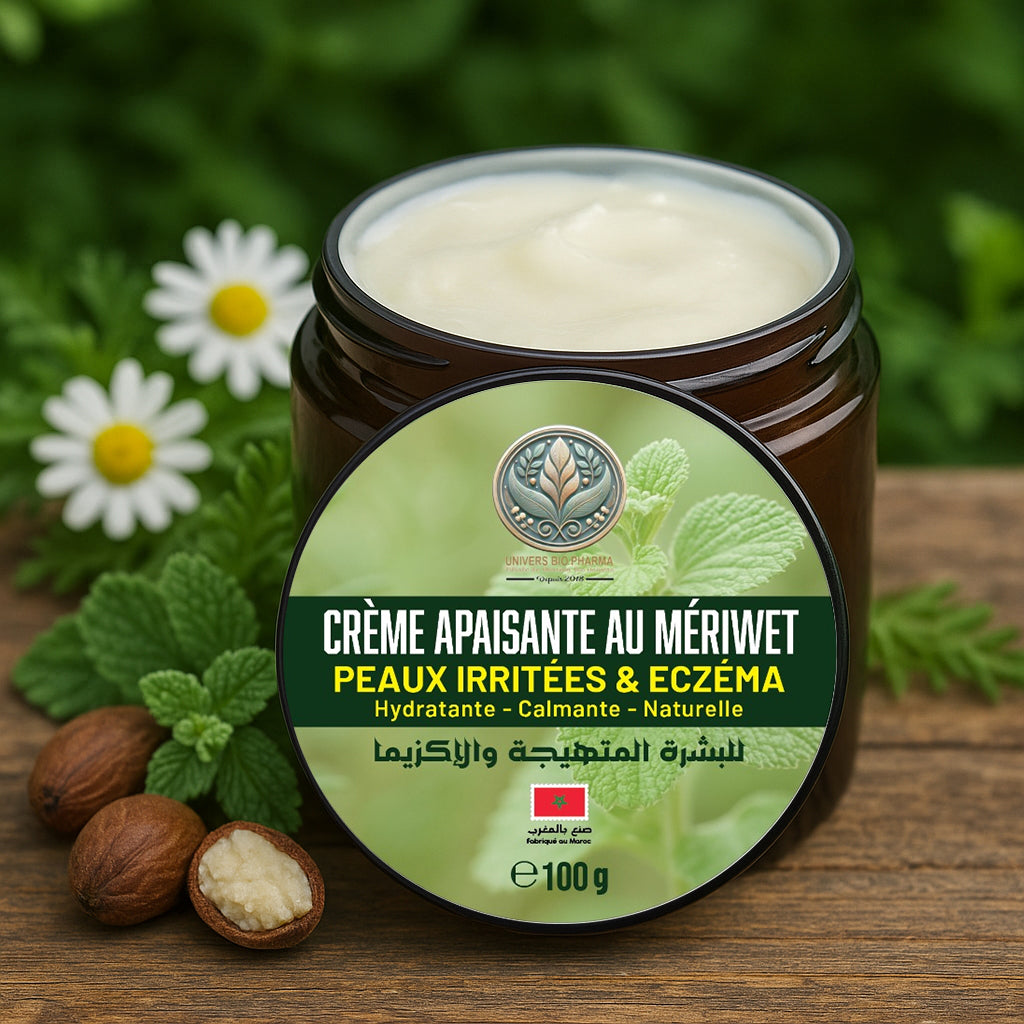 Crème naturelle au Marrube blanc pour apaiser l’eczéma et les peaux sensibles – Univers Bio Pharma