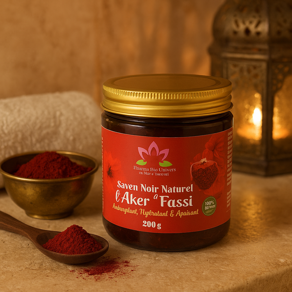 Savon, noir bel du Maroc Aker fassi