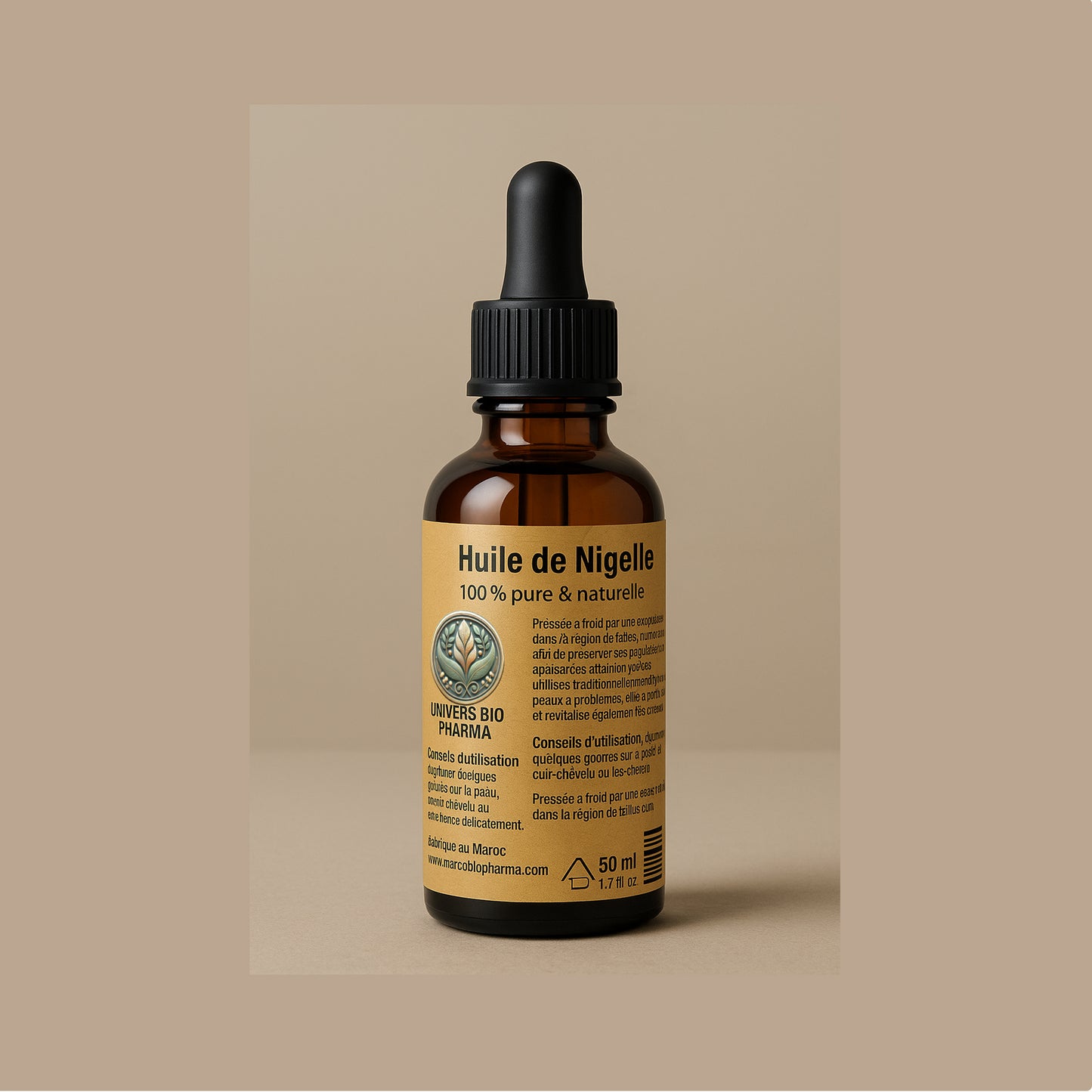 Huile de Nigelle Artisanale – Pureté & Bienfaits Naturels - Univers Bio Pharma