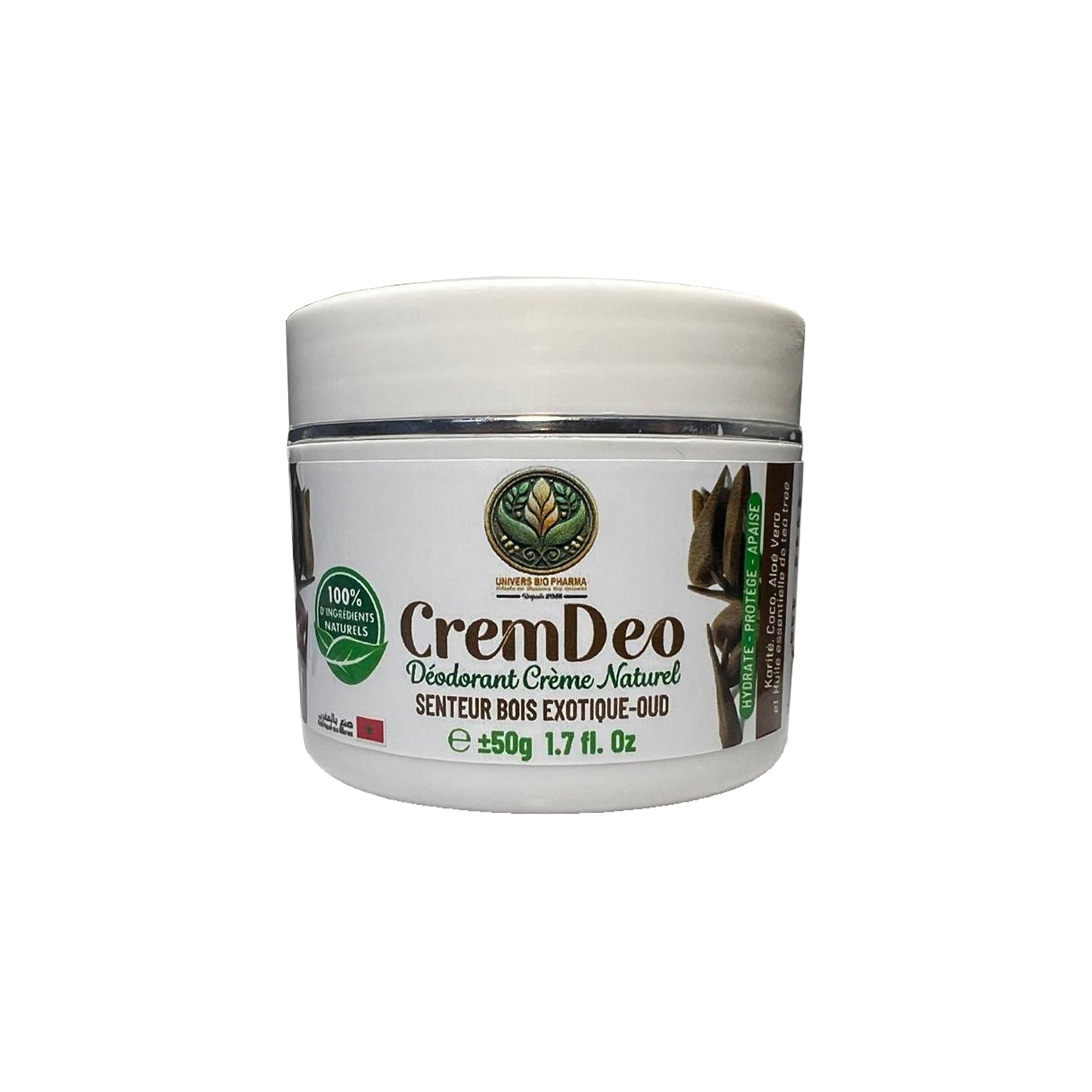 CremDeo – Déodorant Crème Naturel - Univers Bio Pharma