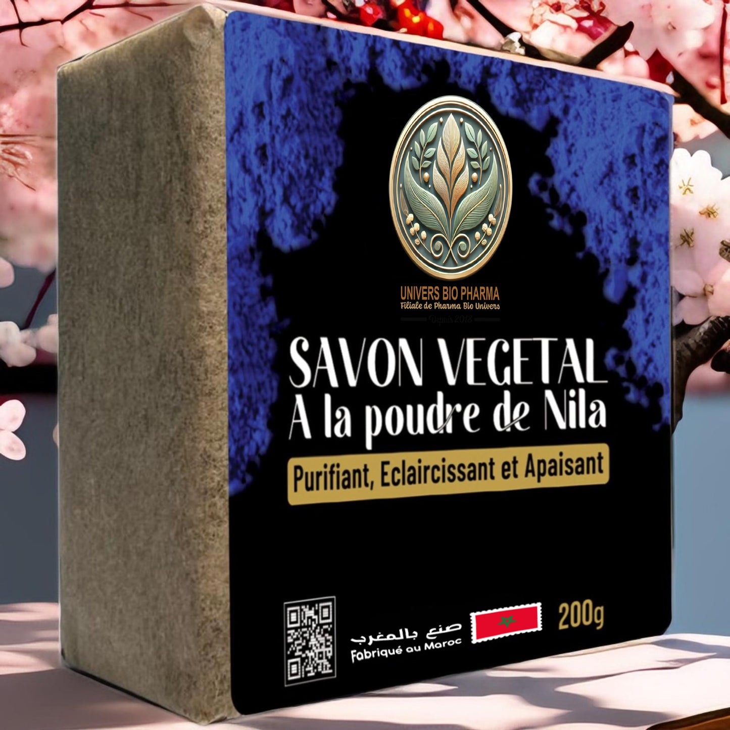 ✨ Savon à la Poudre de Nila – Éclaircissant, Purifiant & Nourrissant – 150 g - Univers Bio Pharma