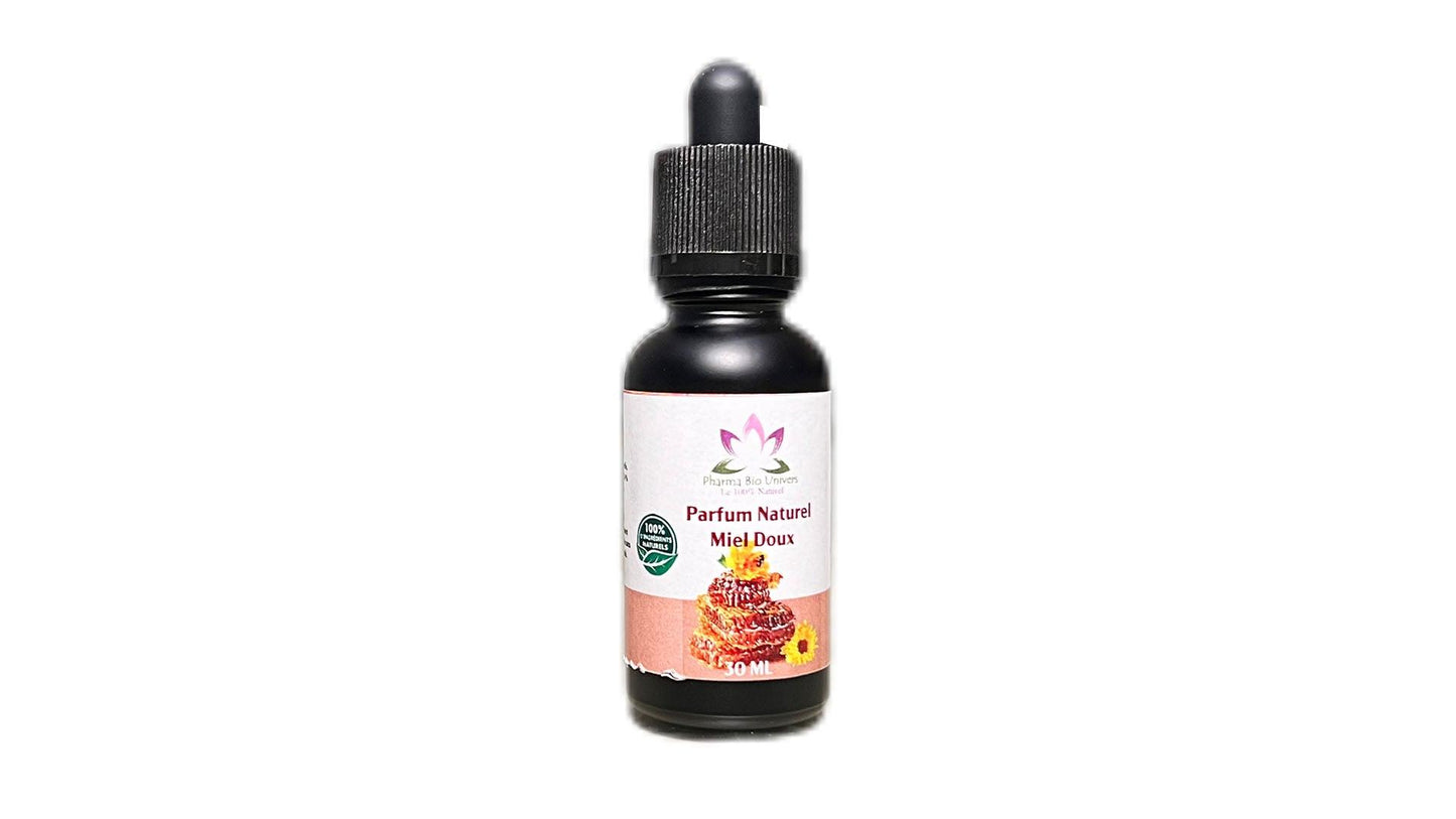 Parfum Naturel Miel Doux - Flacon Pipette de 30 ml - Univers Bio Pharma