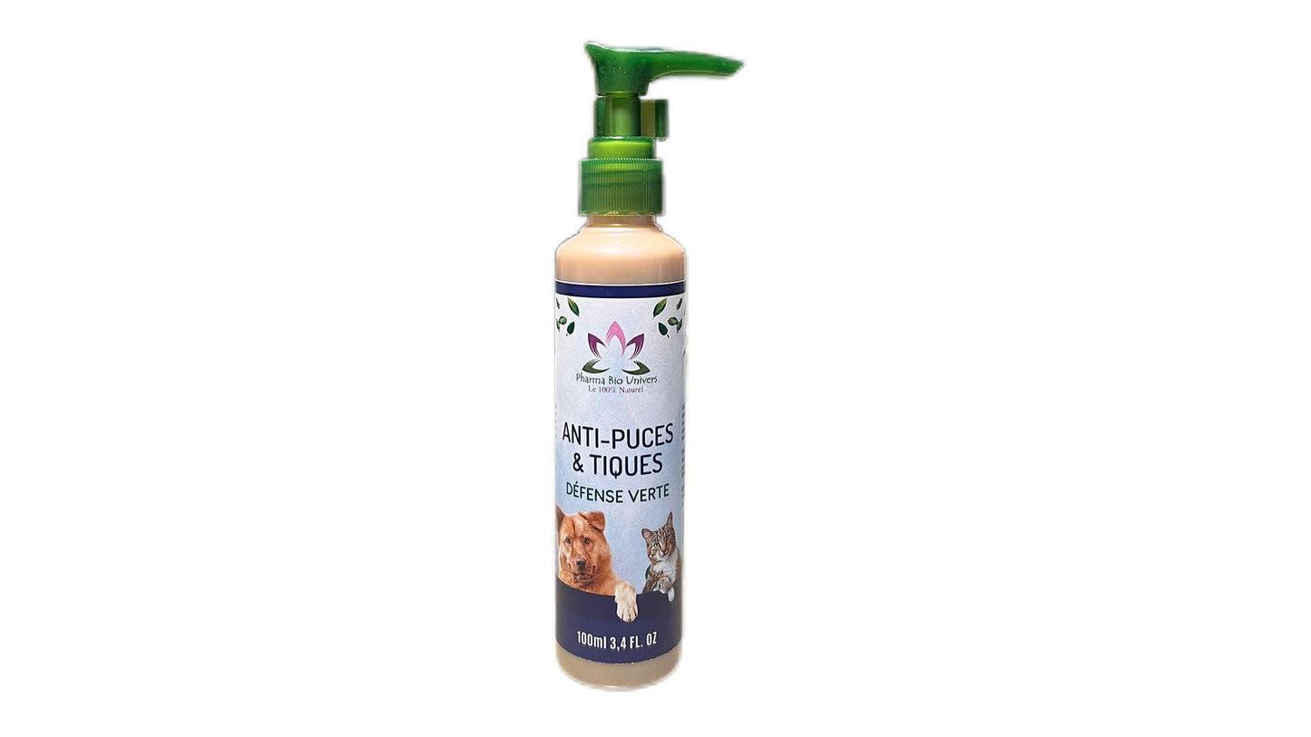 Répulsif Naturel Anti-Puces et Tiques Chiens et Chats المبيد الطبيعي المضاد للبراغيث والقراد للكلاب والقطط - Univers Bio Pharma