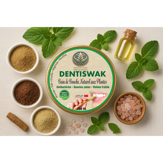 ain de bouche en poudre DENTISWAK au Siwak et Sidr naturel - Univers Bio Pharma