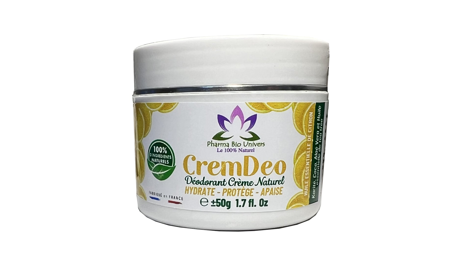 CremDeo – Déodorant Crème Naturel - Univers Bio Pharma