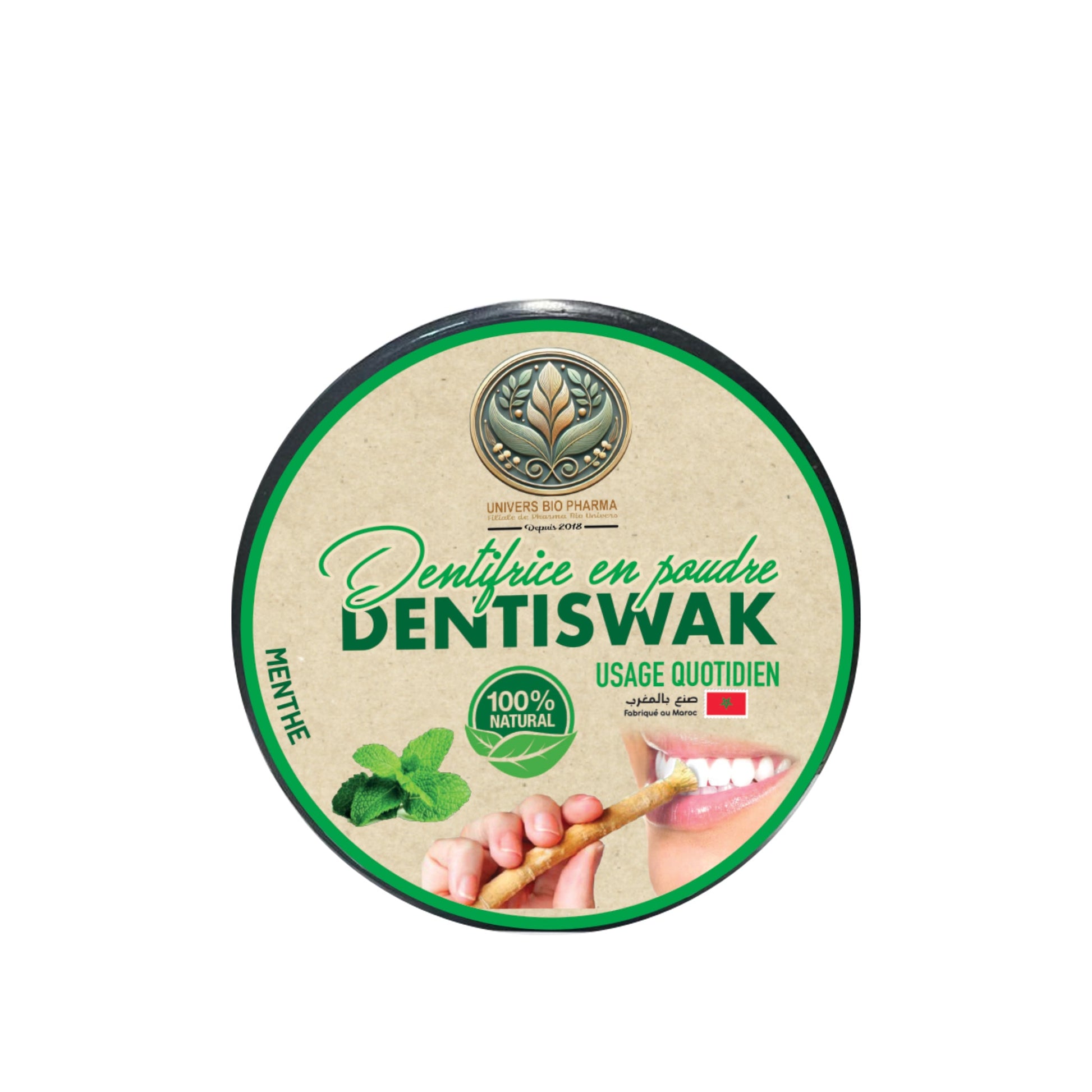 DENTISWAK Usage Quotidien – Poudre de Siwak Naturelle pour une Hygiène Dentaire Saine 🌿✨ - Univers Bio Pharma