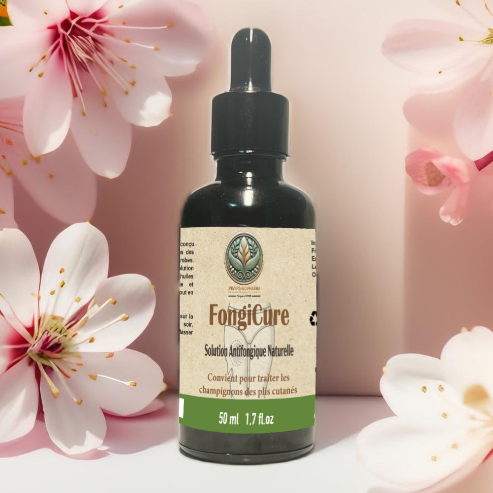 Huile naturelle à base d’ail, nigelle, tea tree et menthe – soin antifongique pour zones sensibles
