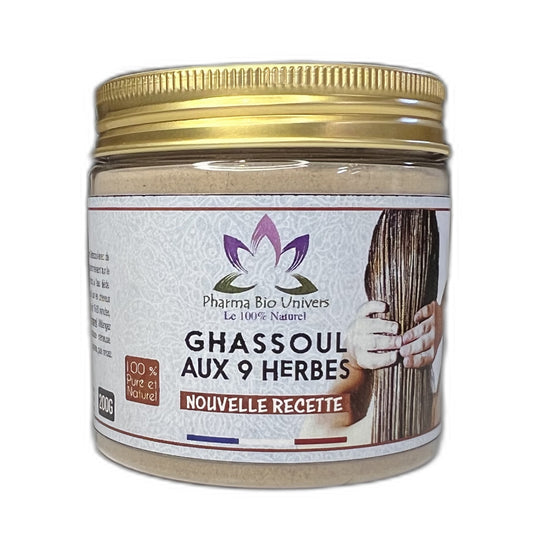 Ghassoul aux 9 Herbes Sauvages – Pureté & Tradition - Univers Bio Pharma