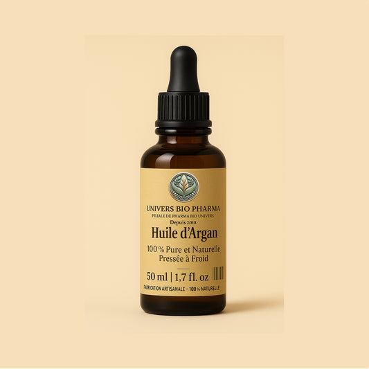Huile d'Argan Pure & Naturelle – Trésor de Beauté du Maroc - Univers Bio Pharma