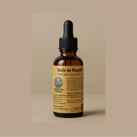 Huile de Nigelle Artisanale – Pureté & Bienfaits Naturels - Univers Bio Pharma