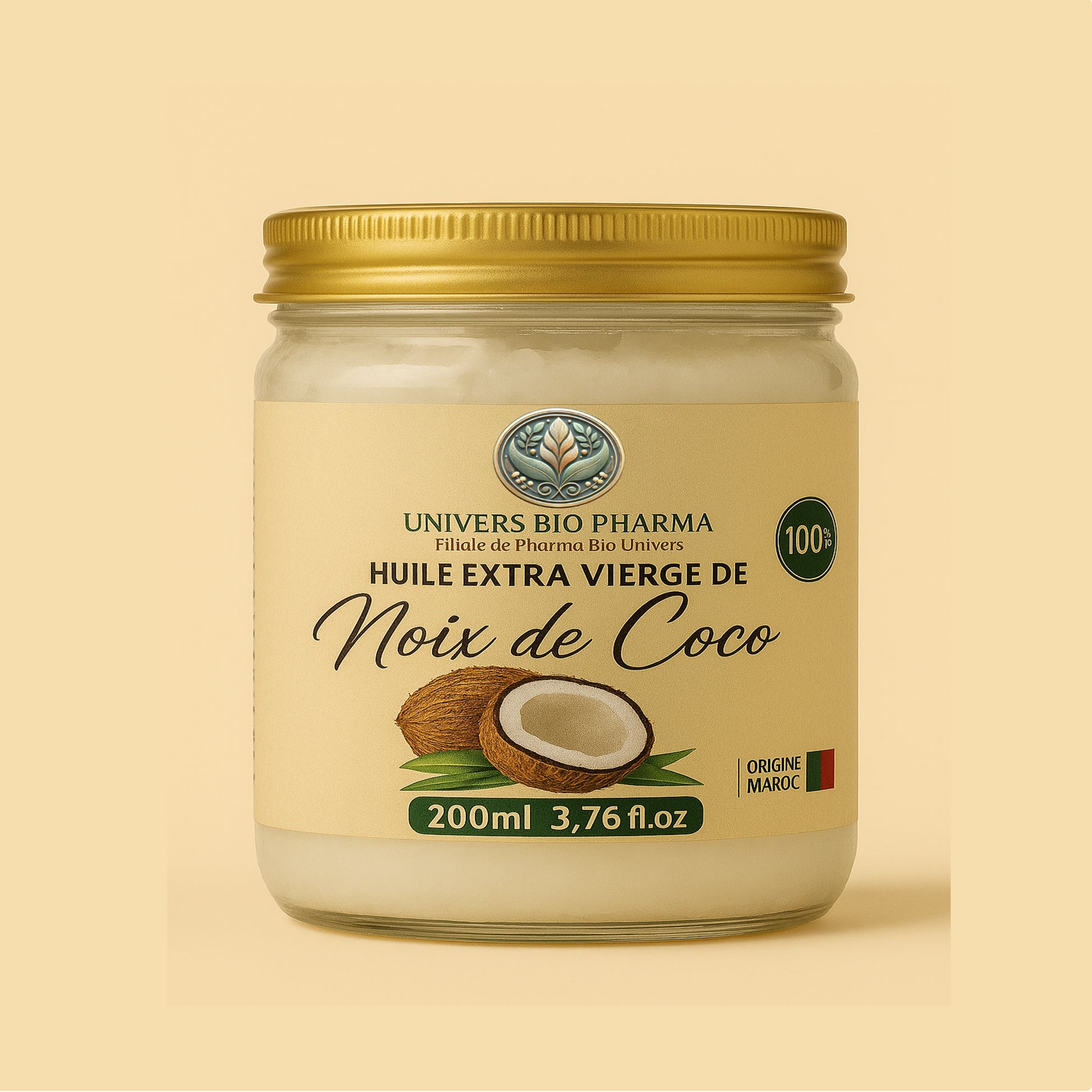 Huile de Noix de Coco Fractionnée – Soin Polyvalent & Naturel - Univers Bio Pharma