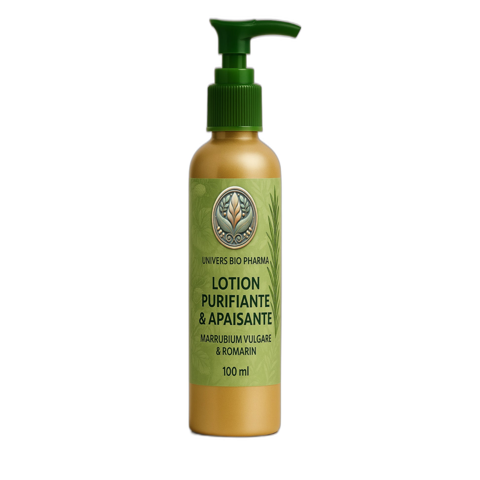 Lotion naturelle purifiante au marrube blanc pour peaux grasses et cuirs chevelus sensibles – flacon 100 ml