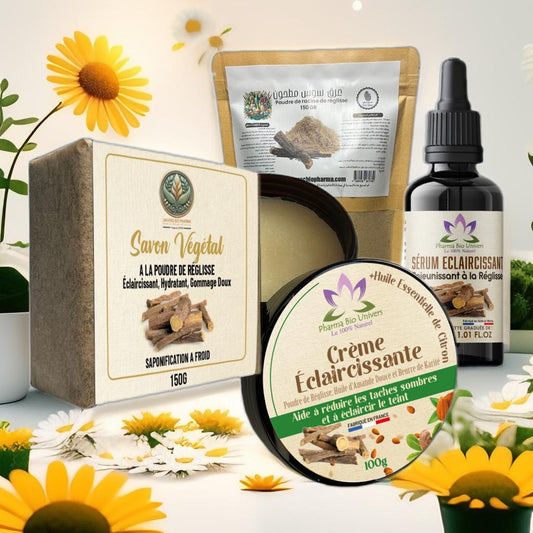 Pack Éclat Réglisse – Routine Complète Naturelle - Univers Bio Pharma