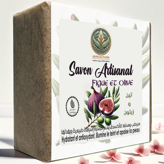 Savon Artisanal à la Figue et à l’Huile d’Olive - 150 g - Univers Bio Pharma