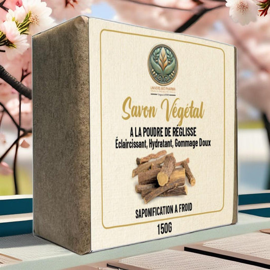 ✨ Savon à la Réglisse – Éclaircissant, Hydratant & Exfoliant Naturel - Univers Bio Pharma