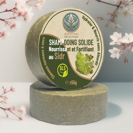 Shampoing Solide Fortifiant au Sidr – Cheveux Normaux à Secs - Univers Bio Pharma