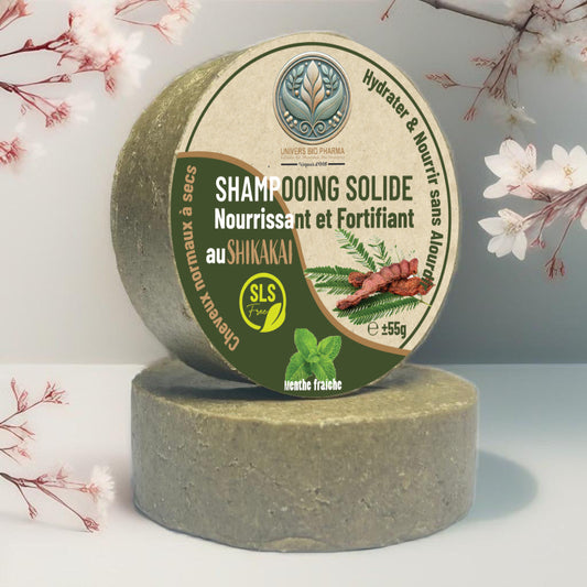 Shampoing Solide Naturel – Menthe Fraîche 55 gr - Univers Bio Pharma