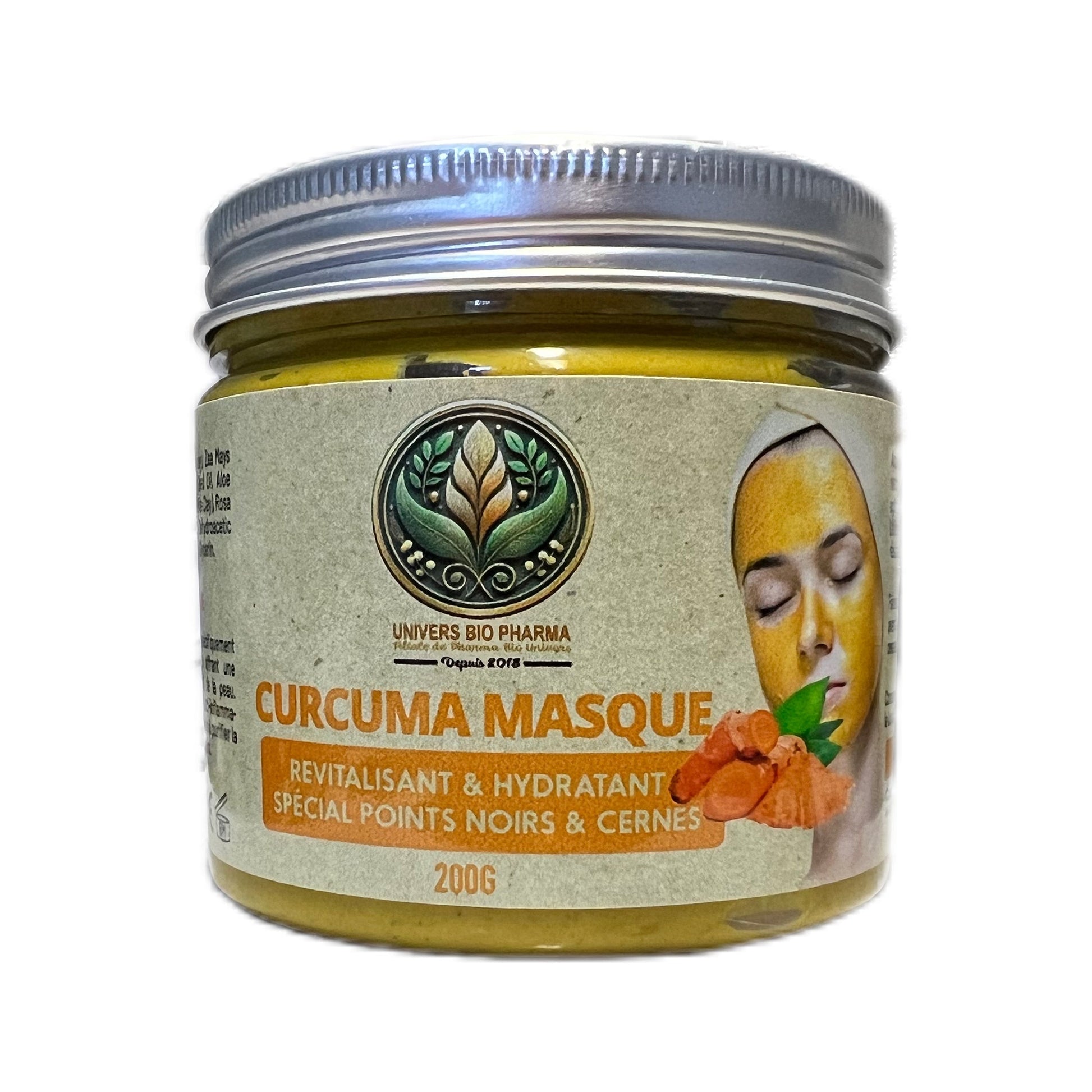 Masque au Curcuma – Éclat & Pureté pour une Peau Rayonnante - Univers Bio Pharma