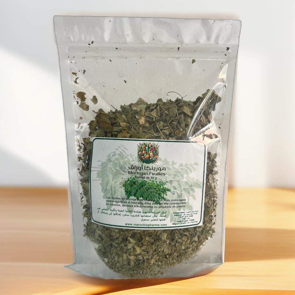 Moringa en feuilles 50 gr - Univers Bio Pharma