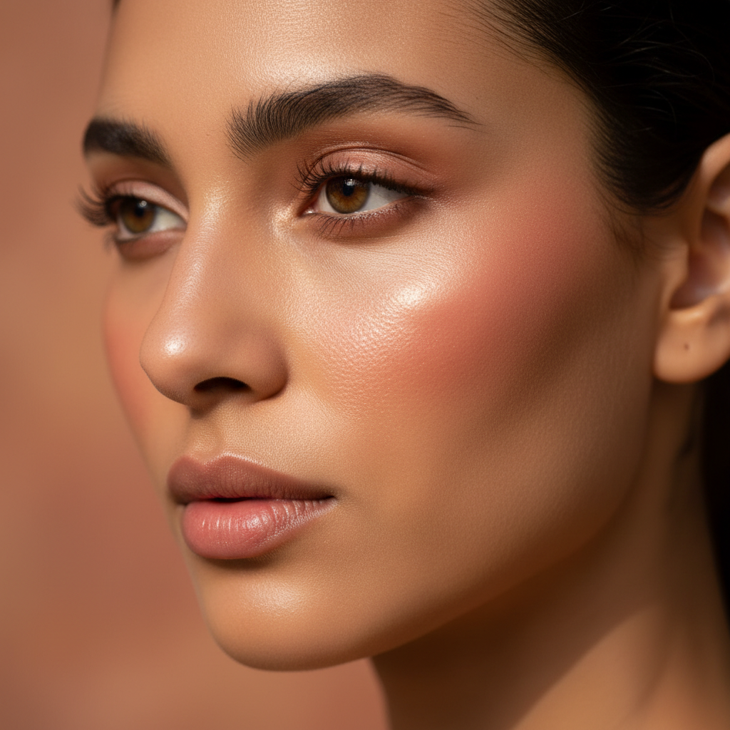 Aker Fassi – Blush naturel sur les pommettes