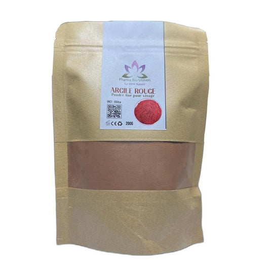ARGILE ROUGE ILLITE – Soin Naturel pour Peau et Cheveux - Univers Bio Pharma