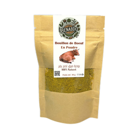 Bouillon de Bœuf en Poudre – 100 % Naturel et Fait Maison - Univers Bio Pharma