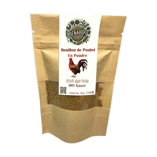 Bouillon de Poulet en Poudre – 100 % Naturel et Fait Maison - Univers Bio Pharma