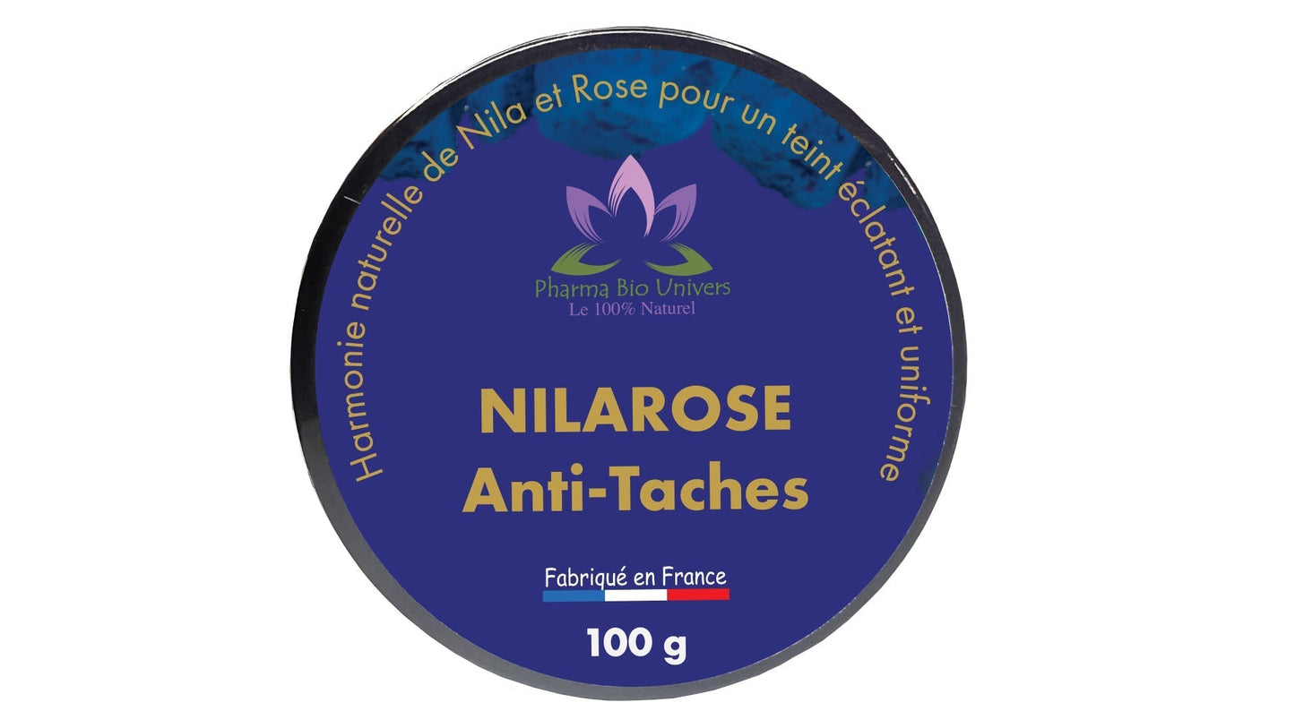 🧴 Crème Éclaircissante Naturelle à la Poudre de Nila et Eau de Rose – Anti-Taches & Éclat du Teint - Univers Bio Pharma