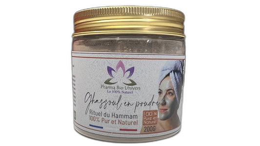 Ghassoul en poudre 100% pur et naturel - Univers Bio Pharma