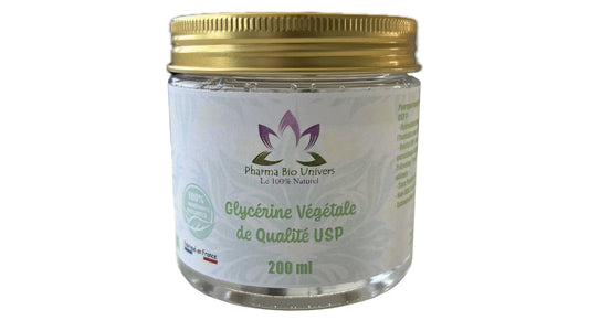 Glycérine Végétale USP – Hydratation Intense pour Peau & Cheveux – 100% Pure - Univers Bio Pharma