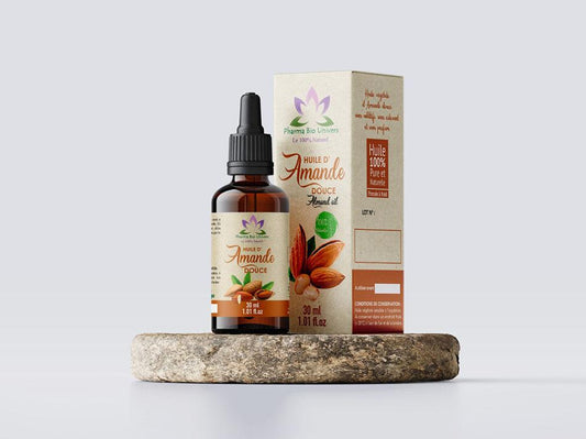 Huile d’Amande Douce Vierge – Hydratation & Soin Naturel - Univers Bio Pharma