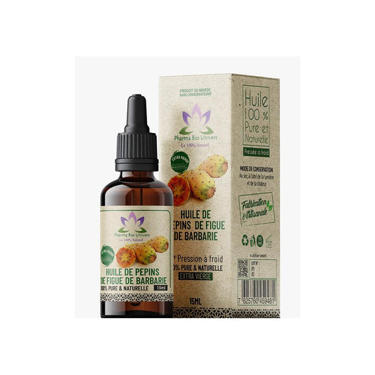 Huile de Figue de Barbarie Pure – 15 ml - Univers Bio Pharma