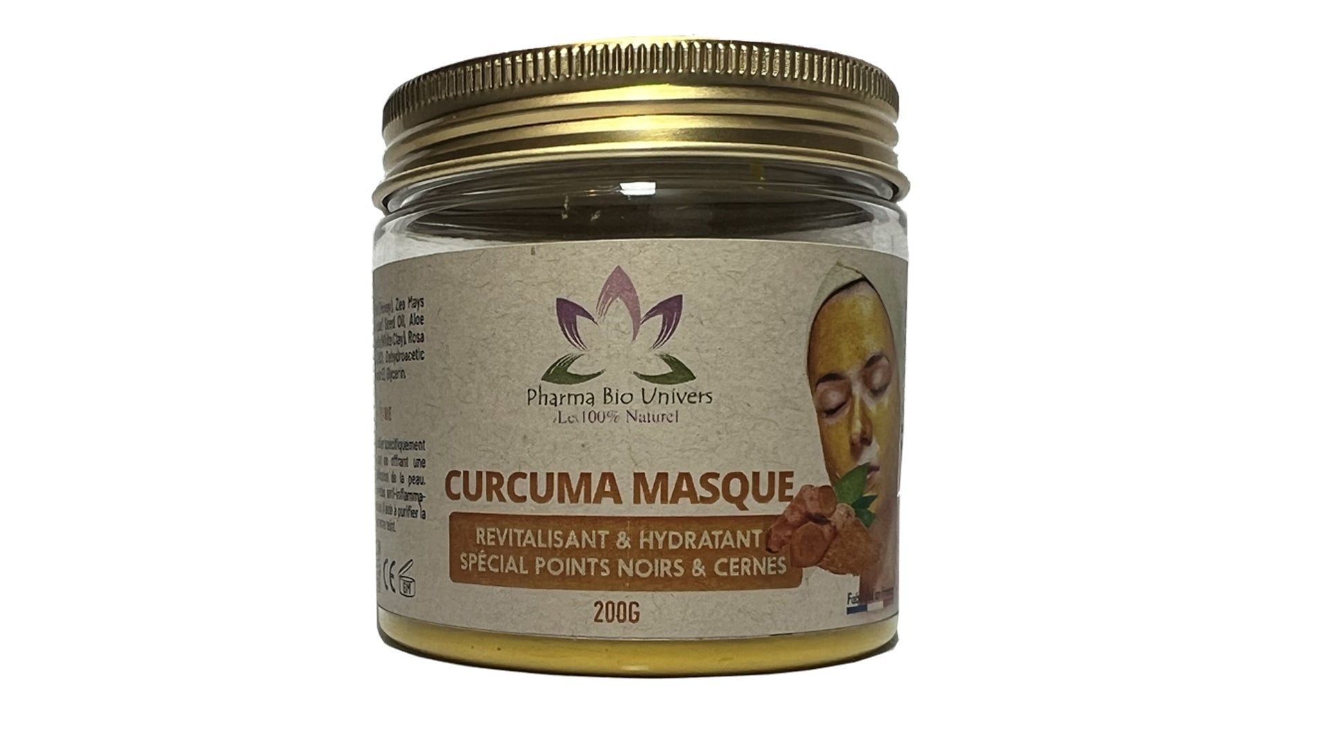 Masque au Curcuma – Éclat & Pureté pour une Peau Rayonnante - Univers Bio Pharma