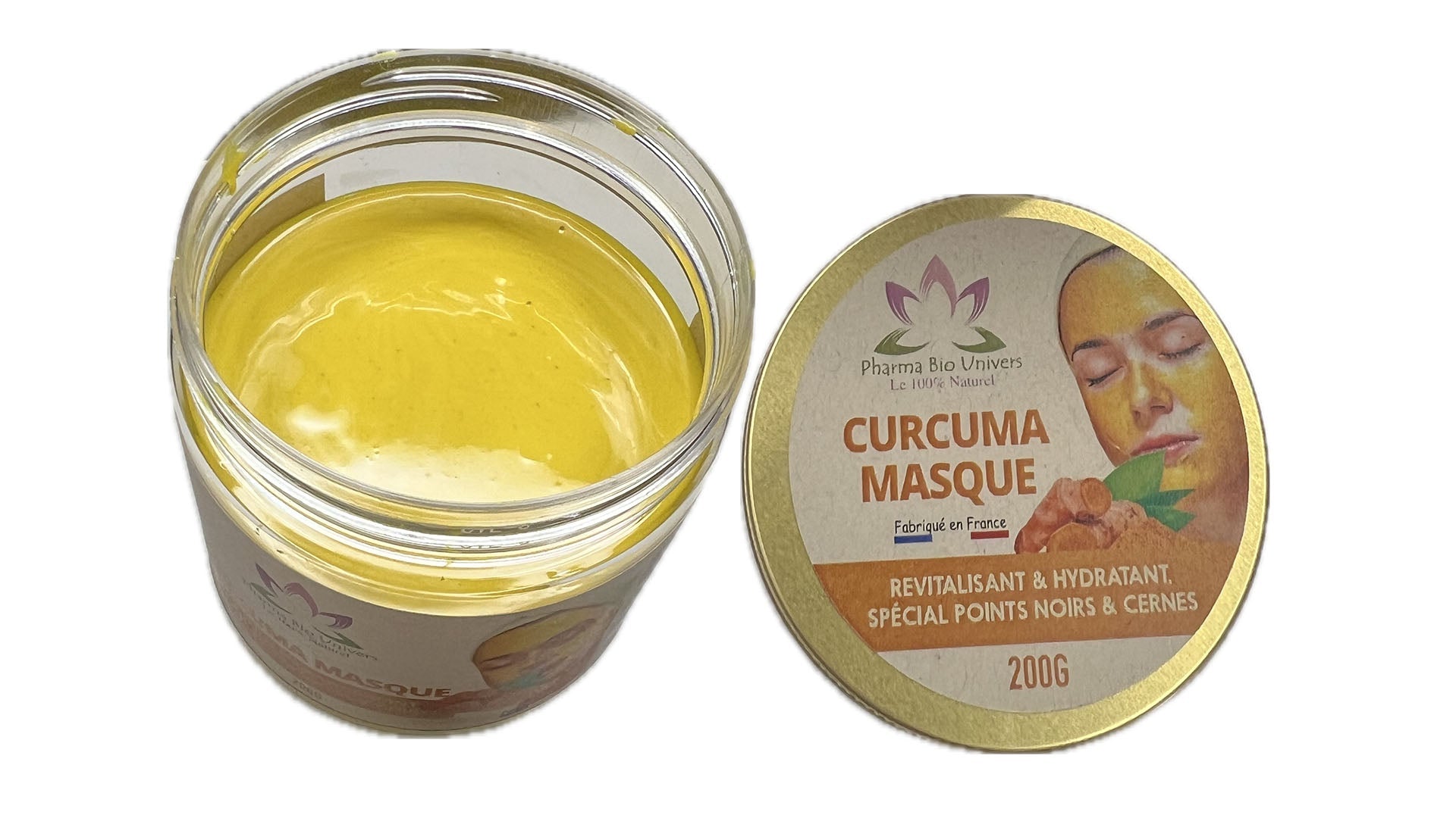 Masque au Curcuma – Éclat & Pureté pour une Peau Rayonnante - Univers Bio Pharma