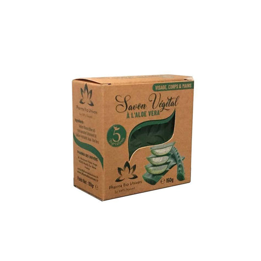 Savon Artisanal à l'Aloe Vera - Saponification à Froid 150 gr - Univers Bio Pharma