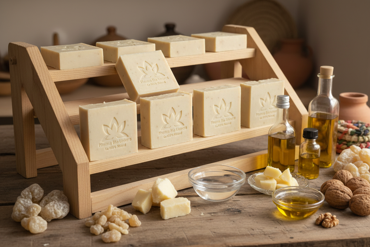 Savon Loban Dakar – Séchage artisanal Maroc