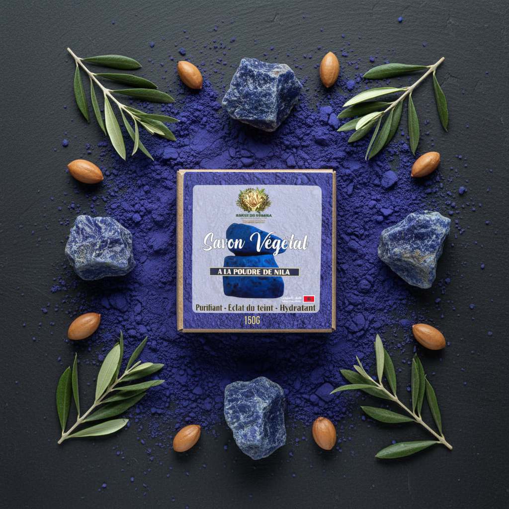 Savon Nila - Flat Lay Ardoise