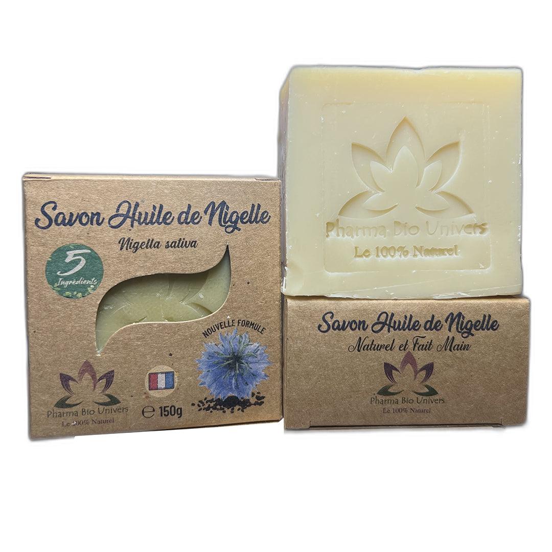 Savon végétal à l'Huile de Nigelle - Visage et Corps 150 gr - Univers Bio Pharma