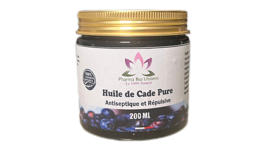 🟤 Huile de Cade Pure – Qualité Technique – 200 ml - Univers Bio Pharma